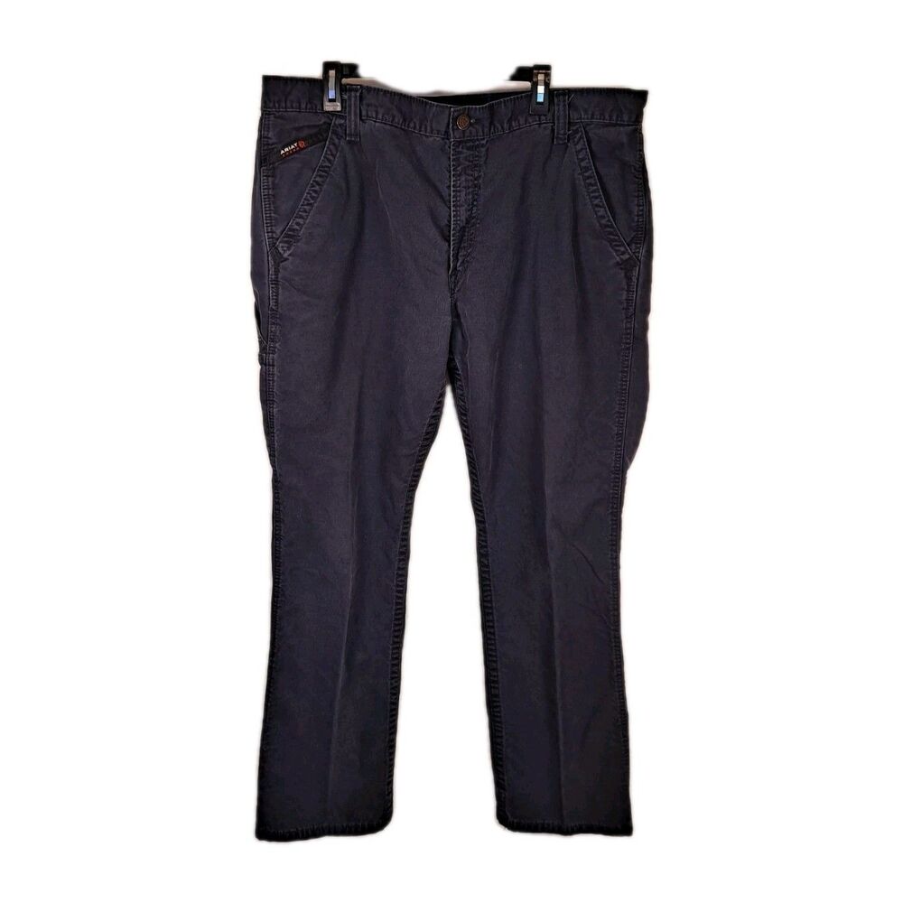 Ariat Men's M4 Work Pants Size 40 X 34 Relaxed Boot Blue Carpenter